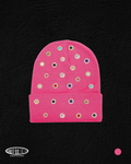 Pink Rhinestone Beanie